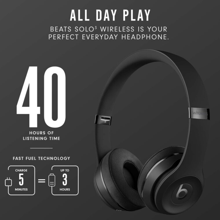 Beats Solo3 Wireless On-Ear Headphones - Image 4